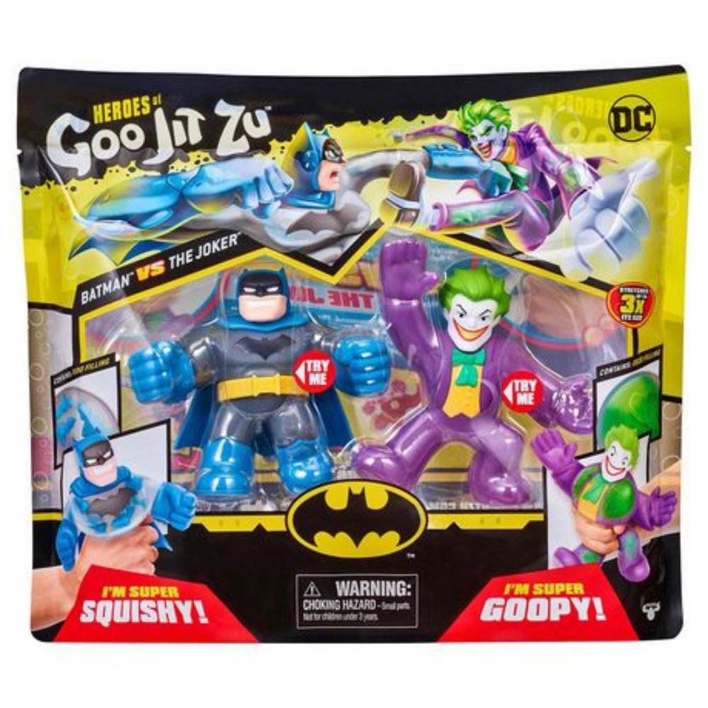 Heroes of Goo Jit Zu DC | Versus Pack - 2 Pack | Batman vs Joker
